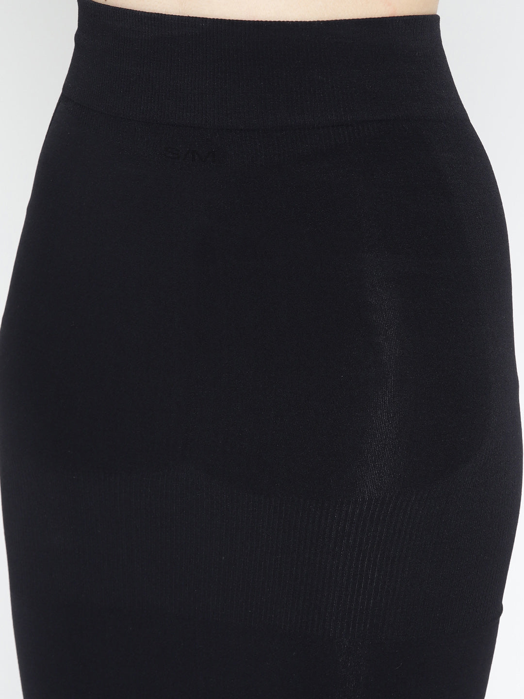 BUYONN Black Colour Saree Shapewear For Women Microfiber Lycra