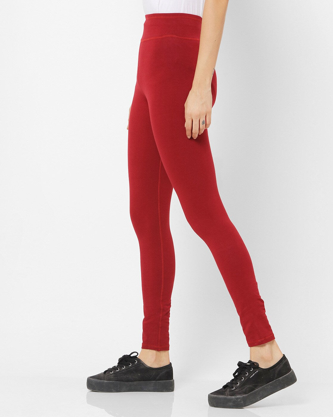 Amante Burgundy High Rise Energize Active Leggings: Buy Amante Burgundy  High Rise Energize Active Leggings Online at Best Price in India | Nykaa